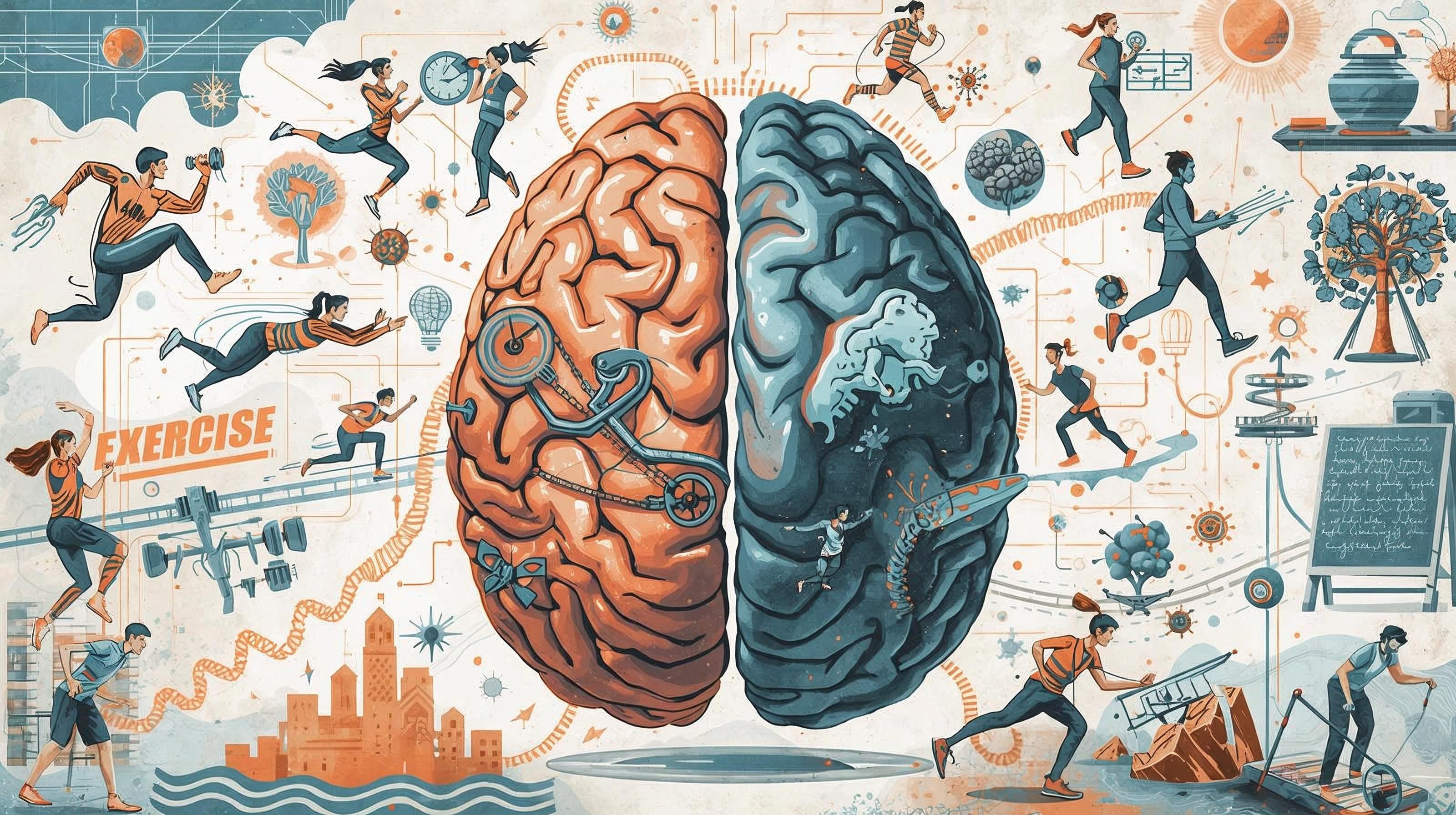 運動が脳に与える効果とは？短時間でも集中力が上がる理由